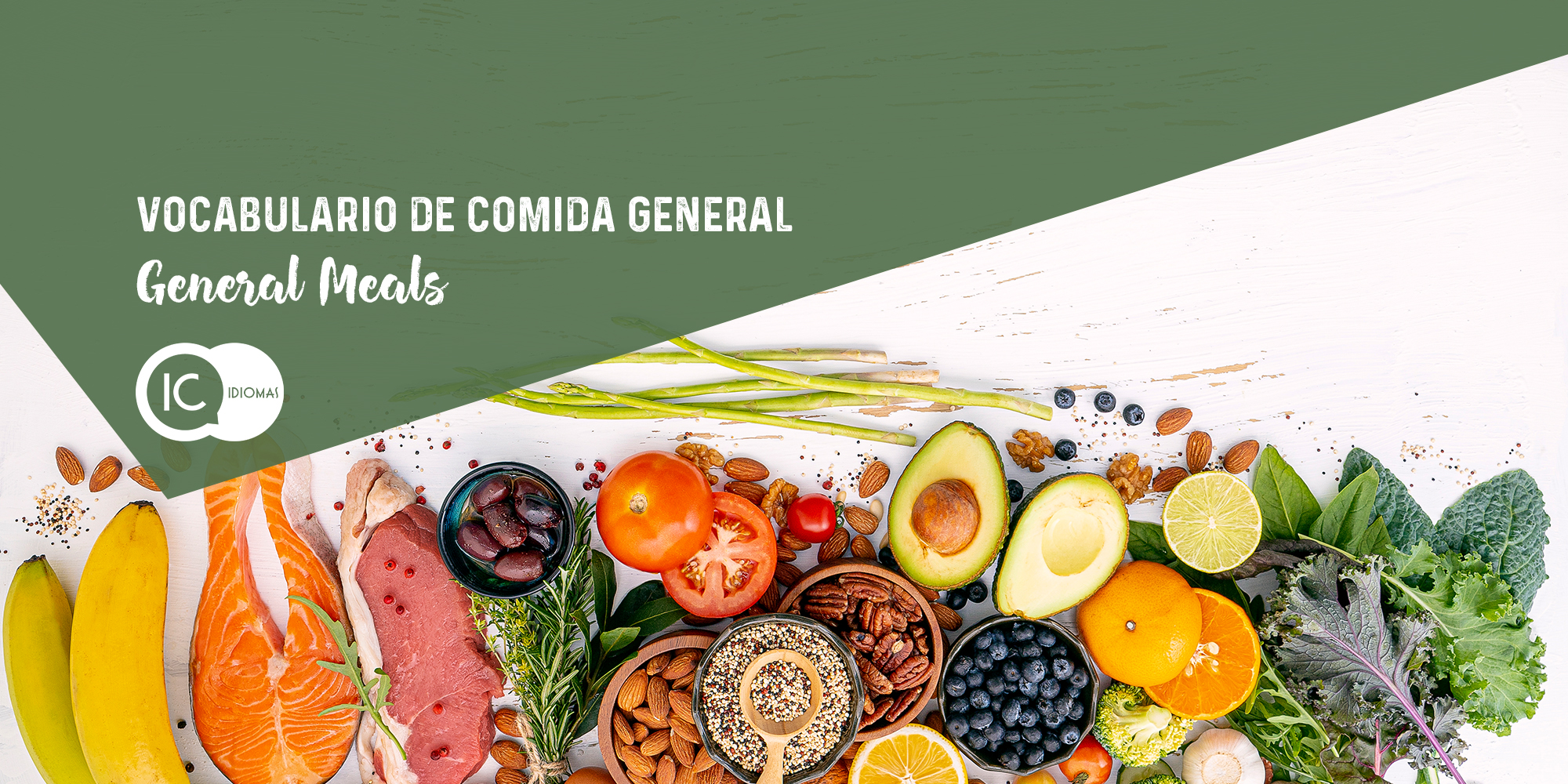 vocabulario de inglés general meals o comida general